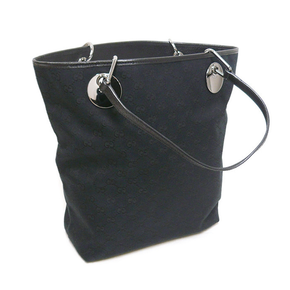 Gucci Gg Silver Bag Black
